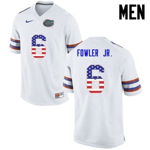 Men's Florida Gators #6 Dante Fowler Jr. NCAA Nike White USA Flag Fashion Authentic Stitched College Football Jersey BCK7762DQ